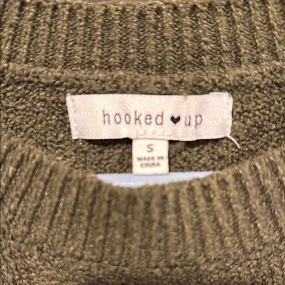 Brooklyn Olive Green Sweater - Picture 3 of 6